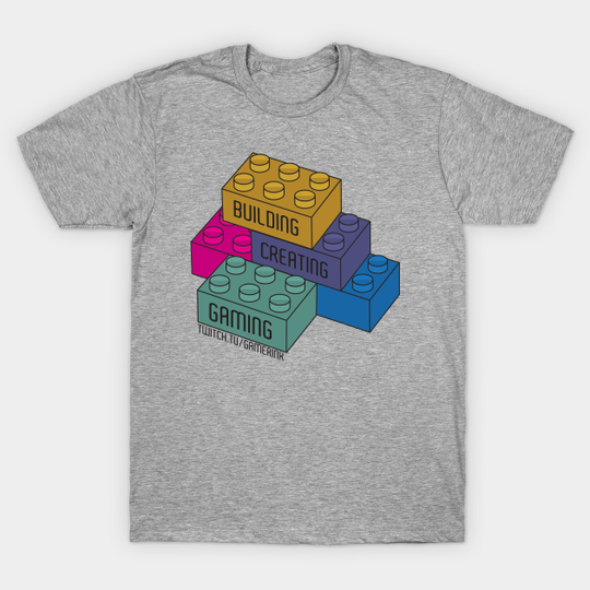 Discover Build, Create and Game - Twitch - T-Shirt