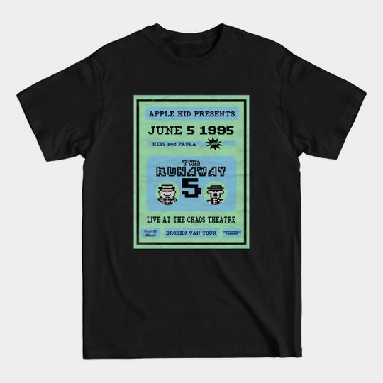 Discover Runaway 5 Live - Earthbound - T-Shirt
