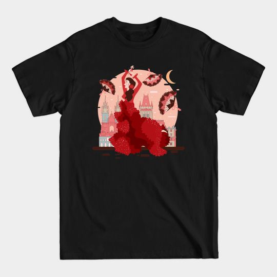 Discover Dancing-Señorita - Castanet Dance - T-Shirt