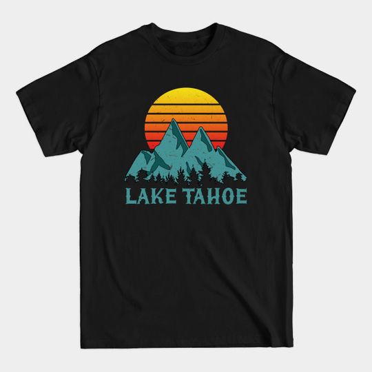 Discover Lake Tahoe Snowboard - Snowboard - T-Shirt