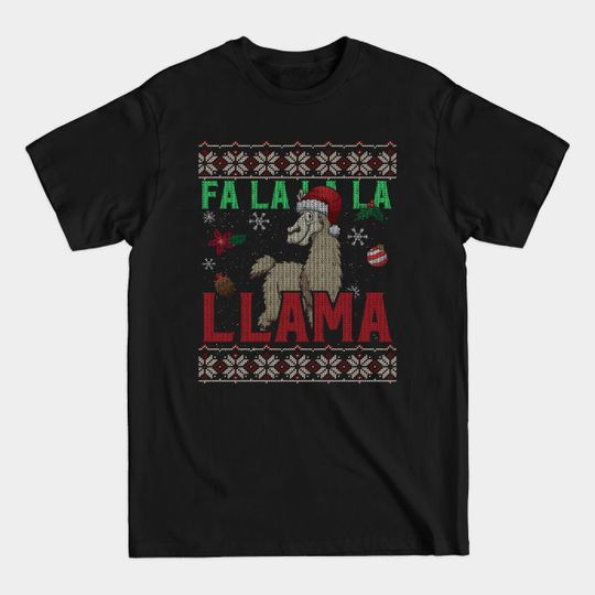 Discover Fa La La Llama Funny Pajamas Christmas Gifts Kids Girls Boys - Llama Christmas - T-Shirt