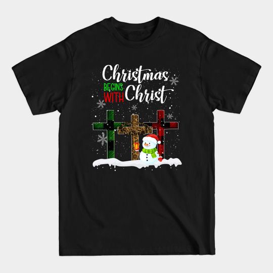 Discover Christmas Begins With Christ Costume Xmas Gifts - Christmas Begins With Christ Costume Xm - T-Shirt