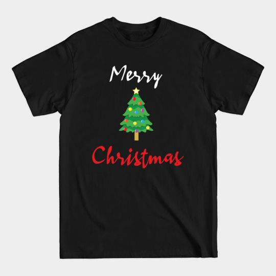 Discover Merry Christmas tree lights decoration - Christmas Tree Lights - T-Shirt