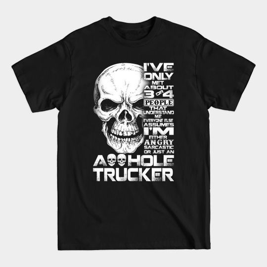 Discover Proud Trucker T-Shirt - Funny Trucker Gift - T-Shirt