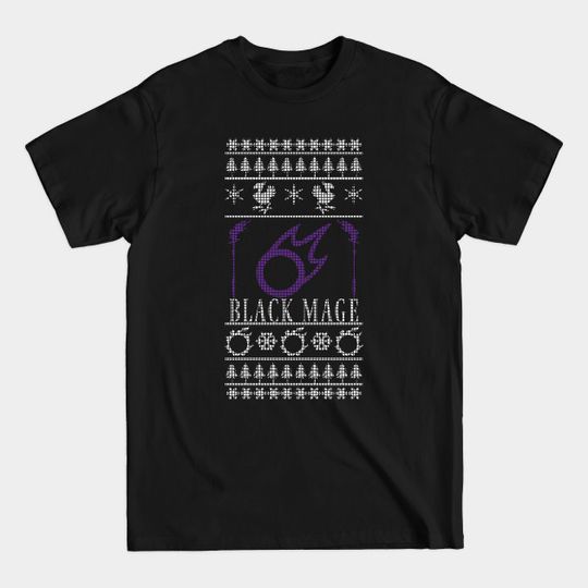 Discover Final Fantasy XIV Black Mage Ugly Christmas Sweater - Ugly Xmas Sweater - T-Shirt