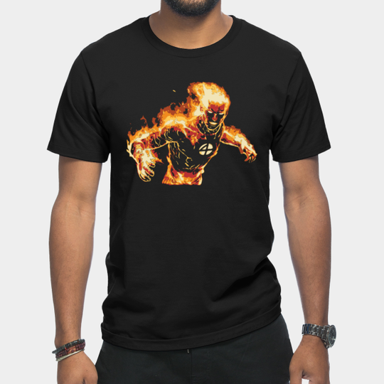 Discover Torch! - Fantastic Four - T-Shirt