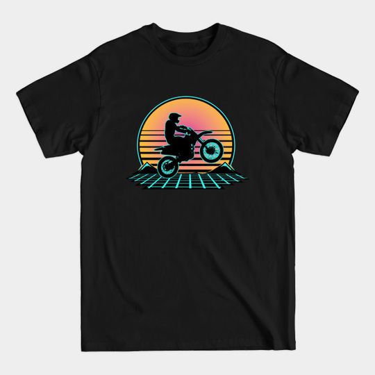 Discover Dirt Bike Outrun - Dirt Bike - T-Shirt