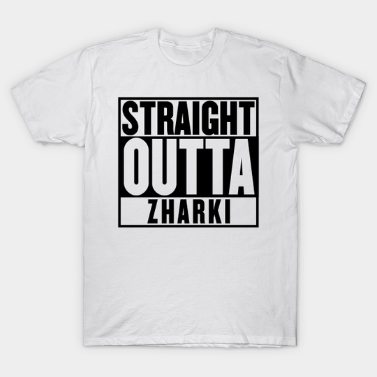 Discover STRAIGHT OUTTA ZHARKI - Player Unknown - T-Shirt