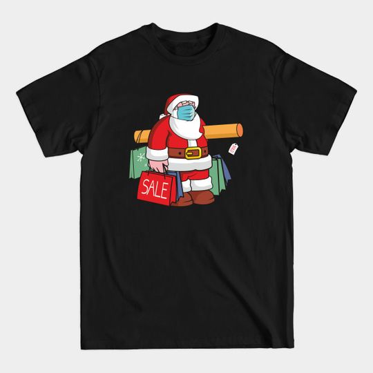 Discover January Sale Shopping - Santa - T-Shirt