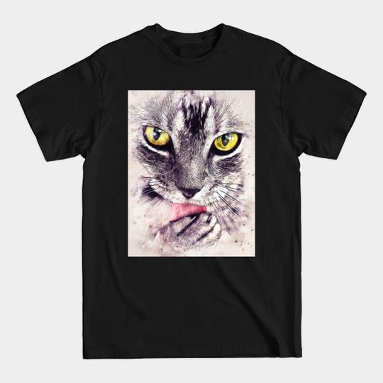 Discover SUSA Custom Lippy Cat Printed Wearable - Teepublic - T-Shirt