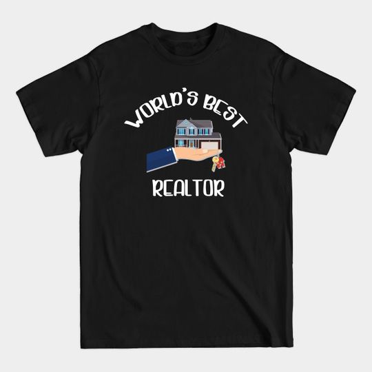 Discover World's Best Realtor Male Sleeve - Worlds Best Realtor - T-Shirt
