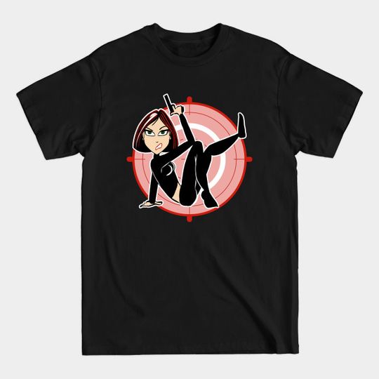Discover Spy Girl (with white outline) - Secret Agent - T-Shirt