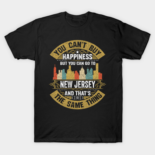 Discover New Jersey State Flag T-Shirt - Proud New Jersey Theme