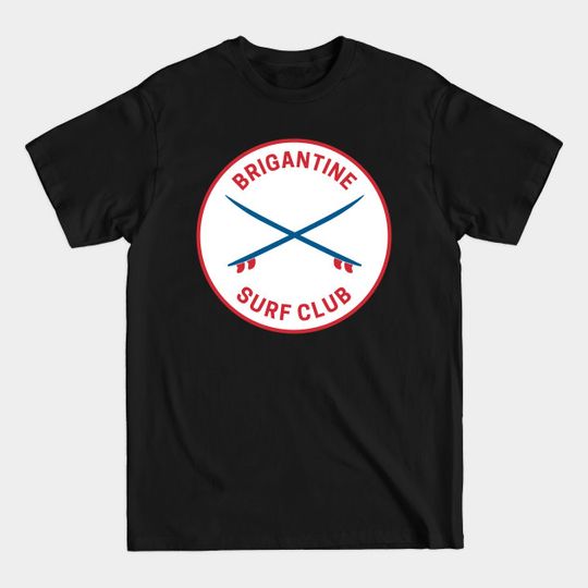 Discover Vintage Brigantine Surf Club - Brigantine New Jersey - T-Shirt