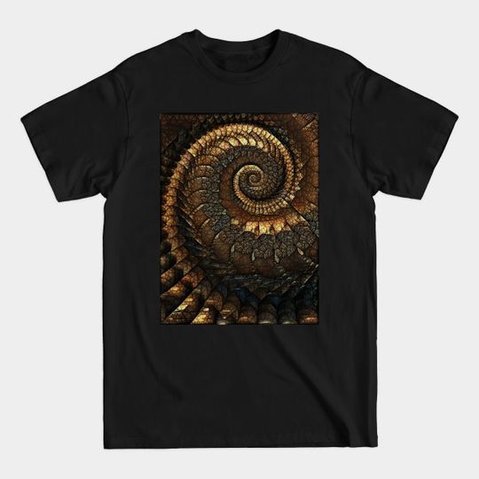 Discover Glossy Gold - Fractal - T-Shirt