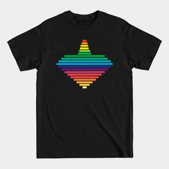 Discover Minimalist colorful spinning top toy - Minimalist Colorful Spinning Top Toy - T-Shirt