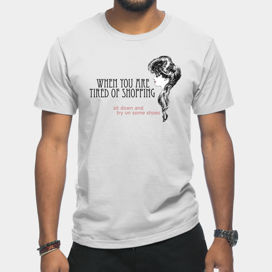Discover Shoe Shopping - Retail Therapy - Shoes - T-Shirt
