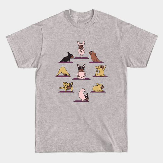 Discover Frenchie Yoga - Frenchie Yoga - T-Shirt