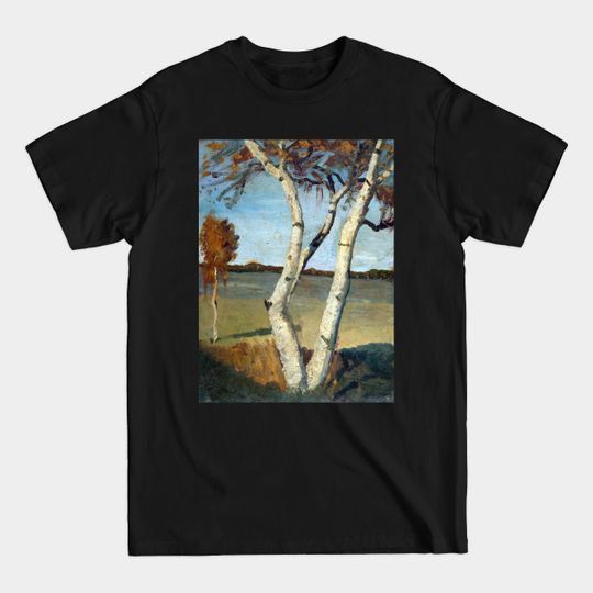 Discover Paula Modersohn-Becker Birch Tree in a Landscape - Expressionism - T-Shirt