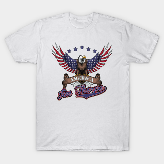 Discover I Love Jim Thorpe - Jim Thorpe - T-Shirt