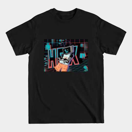 Discover Fnf Hex neon artwork - Fnf Hex - T-Shirt