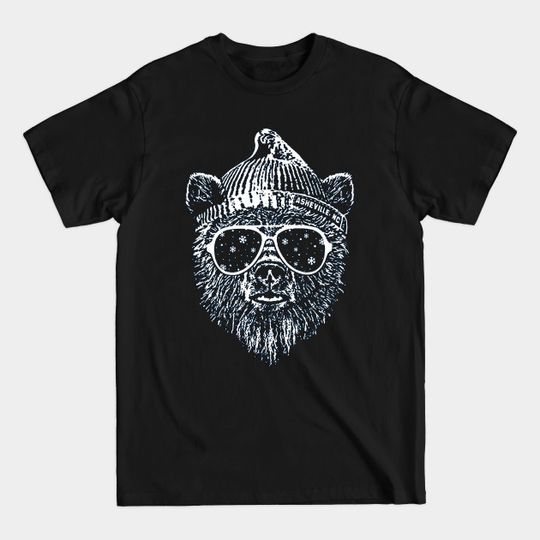 Discover Grizzly Bear Wearing Sunglasses Mountains - Grizzly Bear - T-Shirt