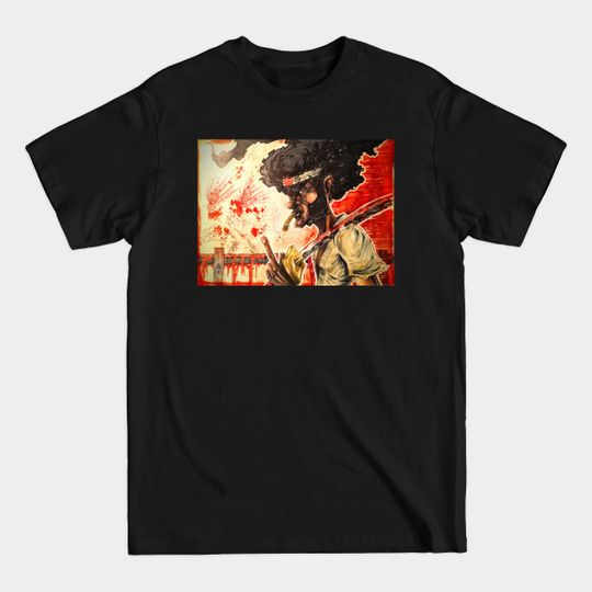 Discover Afro Samurai by Michael Mettlen Art - Afro Samurai - T-Shirt