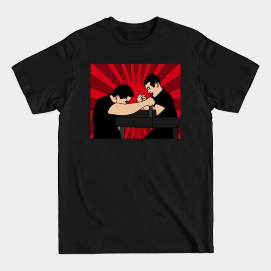 Discover Funny Colorful Arm Wrestling - Biceps - T-Shirt
