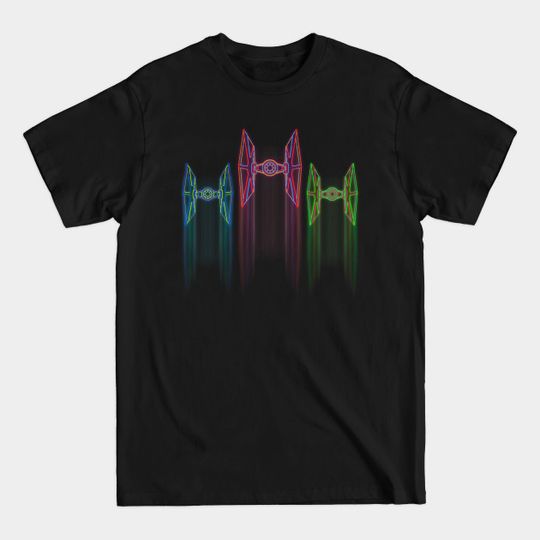 Discover TIE Fighter neon - Tie Fighter - T-Shirt