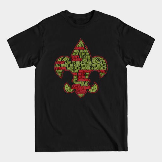 Discover Scout Law Outdoor Code design - Camp - T-Shirt