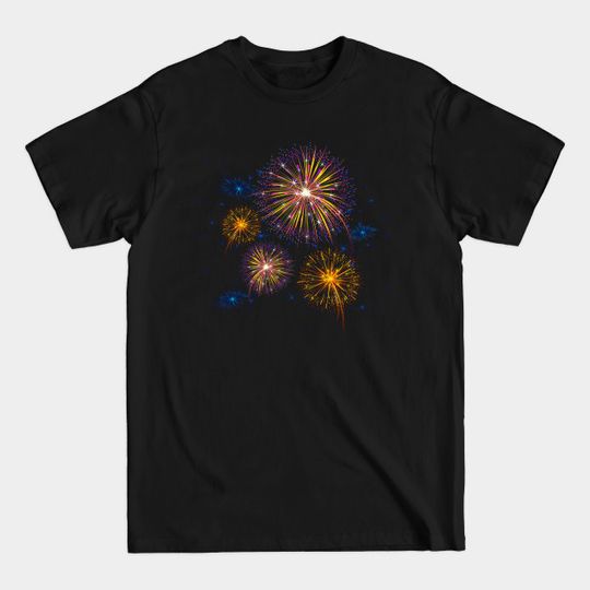 Discover Colorful Fireworks - Fireworks - T-Shirt