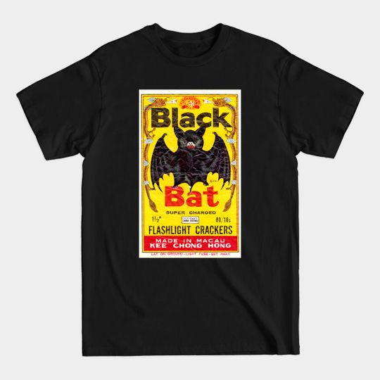 Discover VINTAGE FIRECRACKER BLACK BAT MADE IN MACAU - Firecracker - T-Shirt
