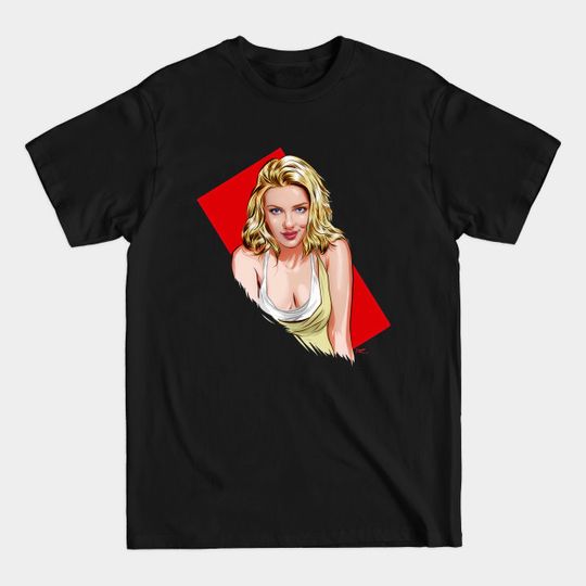 Discover Scarlett Johansson - An illustration by Paul Cemmick - Scarlett Johansson - T-Shirt