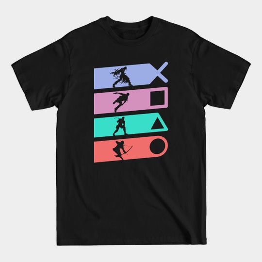 Discover Playstation All Stars Buttons - Playstation - T-Shirt