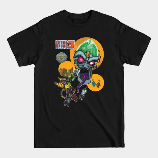 Discover Ratchet and Clank 3 Alt Art - Ratchet And Clank - T-Shirt