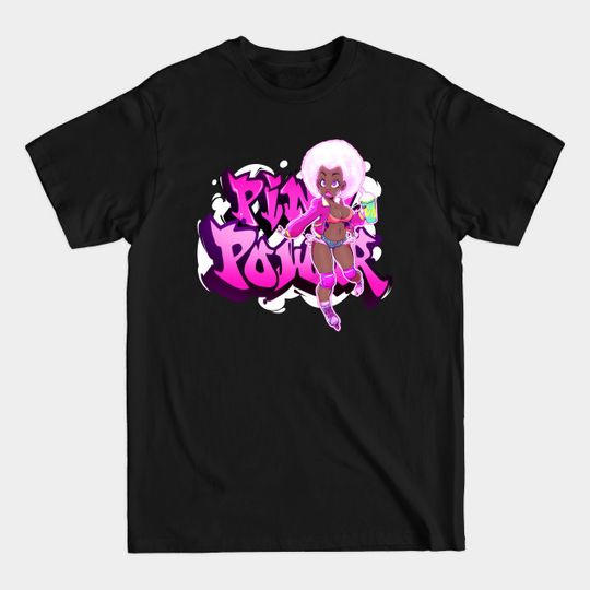 Discover PINK POWER - Black Power - T-Shirt