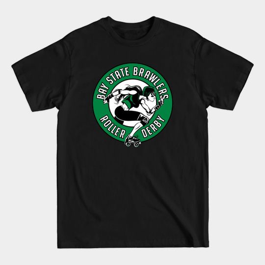 Discover Bay State Brawlers Classic Logo - Roller Derby - T-Shirt