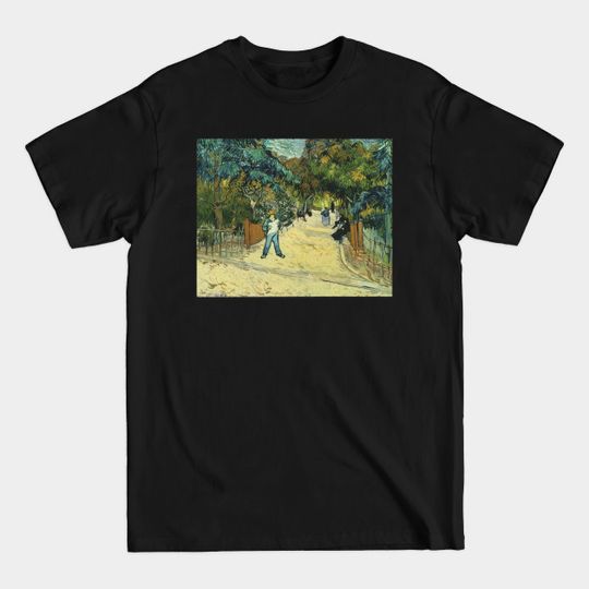 Discover Entrance to the Public Gardens in Arle - Vincent van Gogh - Vincent - T-Shirt
