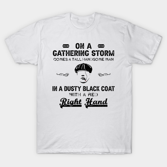 Discover Red Right Hand - Peaky Blinders - T-Shirt