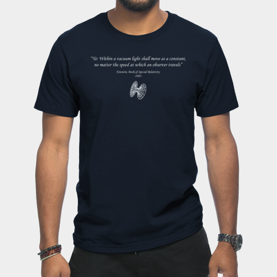 Discover Dramatic Einstein I - Dark - Albert Einstein - T-Shirt