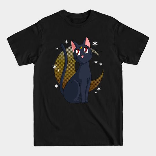 Discover Luna Luna - Sailor Moon Cat - T-Shirt