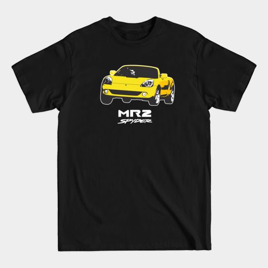 Discover MR2 Spyder - Yellow - Mr2 Spyder Roadster - T-Shirt