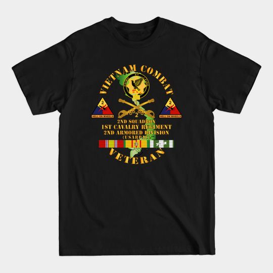 Discover Vietnam Combat Veteran 2nd Squadron T-Shirt