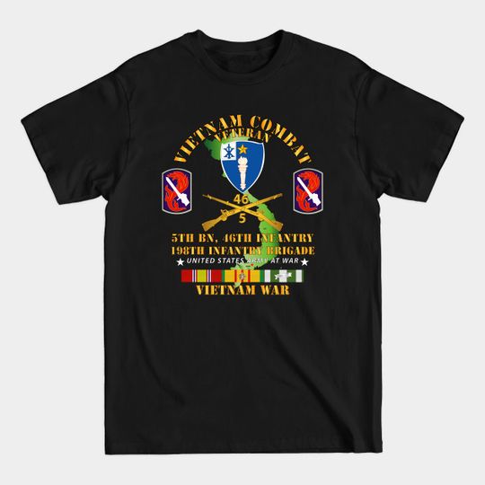 Discover 5th Bn 46th Infantry Vietnam Service T-Shirt