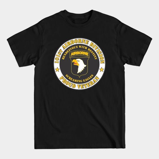 Discover 101st Airborne Division Veteran - 101st Airborne Division Veteran - T-Shirt