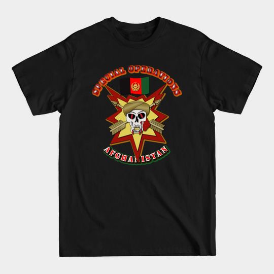 Discover Special Operations - Afghanistan - Skull - Mi - T-Shirt