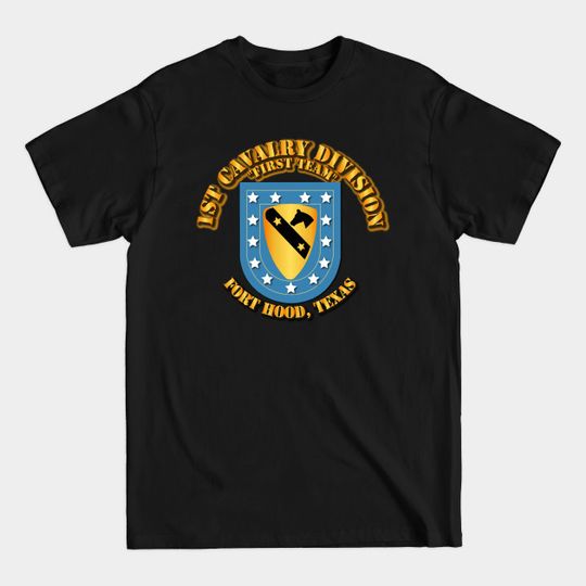 Discover 1st Cavalry Division - Flash DUI - 1st Cavalry Division Flash Dui - T-Shirt