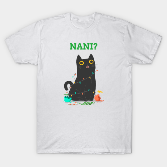 Discover Nani? Black Cat Christmas - Black Cats Rule - T-Shirt