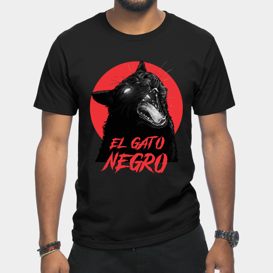 Discover El Gato Negro - Black Cat - T-Shirt