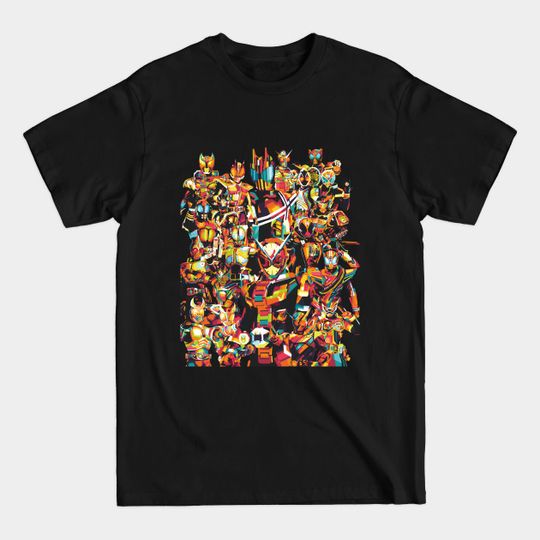 Discover All Main Kamen Rider Heisei Era - Kamen Rider - T-Shirt
